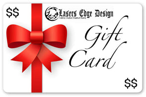 Lasers Edge Design Gift Card