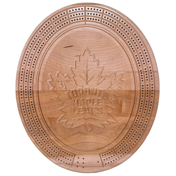 3D Toronto Maple Leafs Cribbage Board