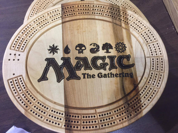 Magic The Gathering Cribbage Board - Laser's Edge Design RD