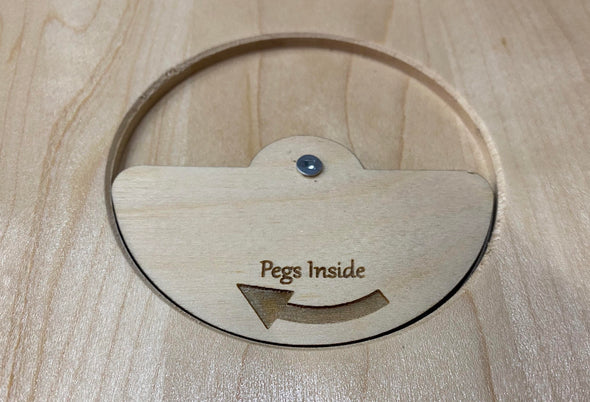 Engraved Mad Hatter Cribbage Board