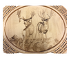 Elk on Hill Cribbage Board