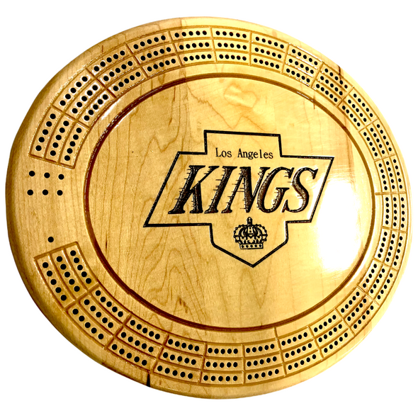 Los Angeles Kings Cribbage Board