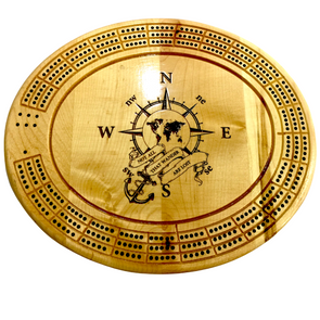 Compass Cribbage Board