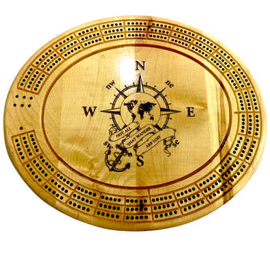 Compass Cribbage Board