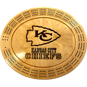 Kansas City Chiefs Cribbage Board