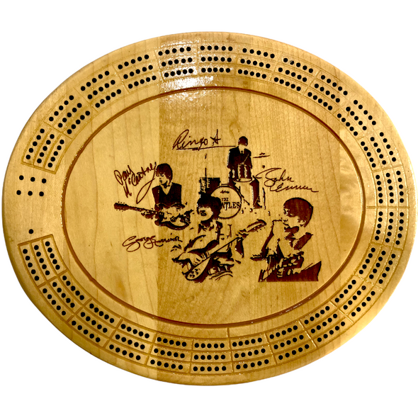 The Beatles Cribbage Board