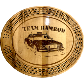 Team Ramrod Cribbage Board
