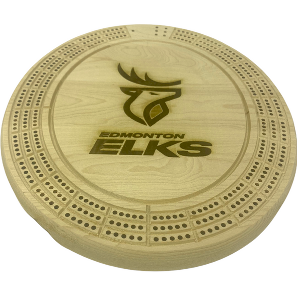 Edmonton Elks Cribbage Board