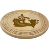 Canadian Map Cribbage Board