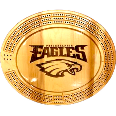 Philadelphia Eagles Cribbage Board