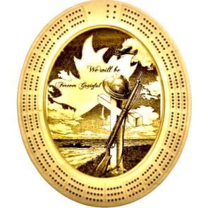Remembrance Day Cribbage Board