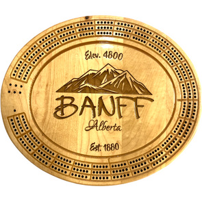 Banff Alberta Cribbage Board