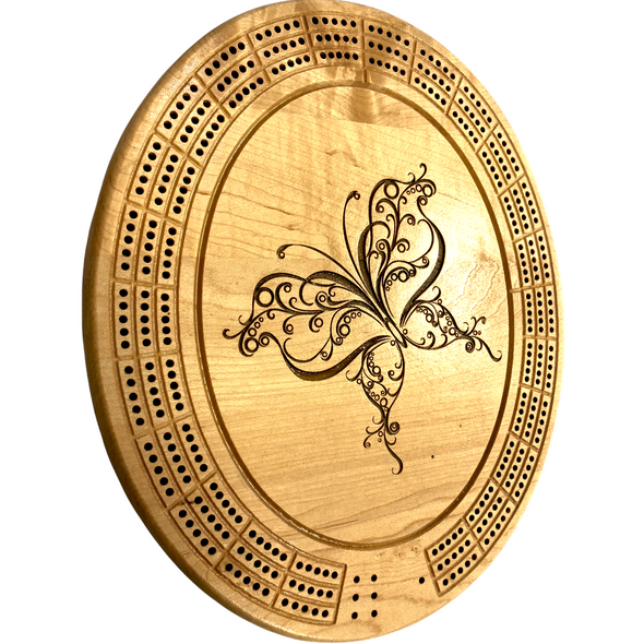 Butterfly Cribbage Board