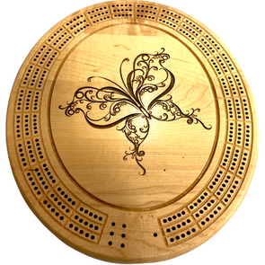 Butterfly Cribbage Board