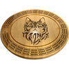 Cat Face Cribbage Board