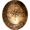 Engraved Compass Cribbage Board